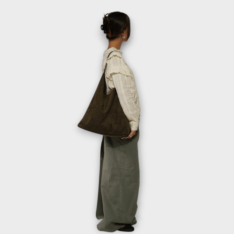 Bolso Hobo Grande de Cuero Ecológico