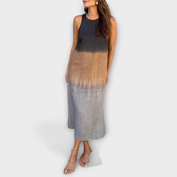 Edda - Vestido Elegante de Impresión