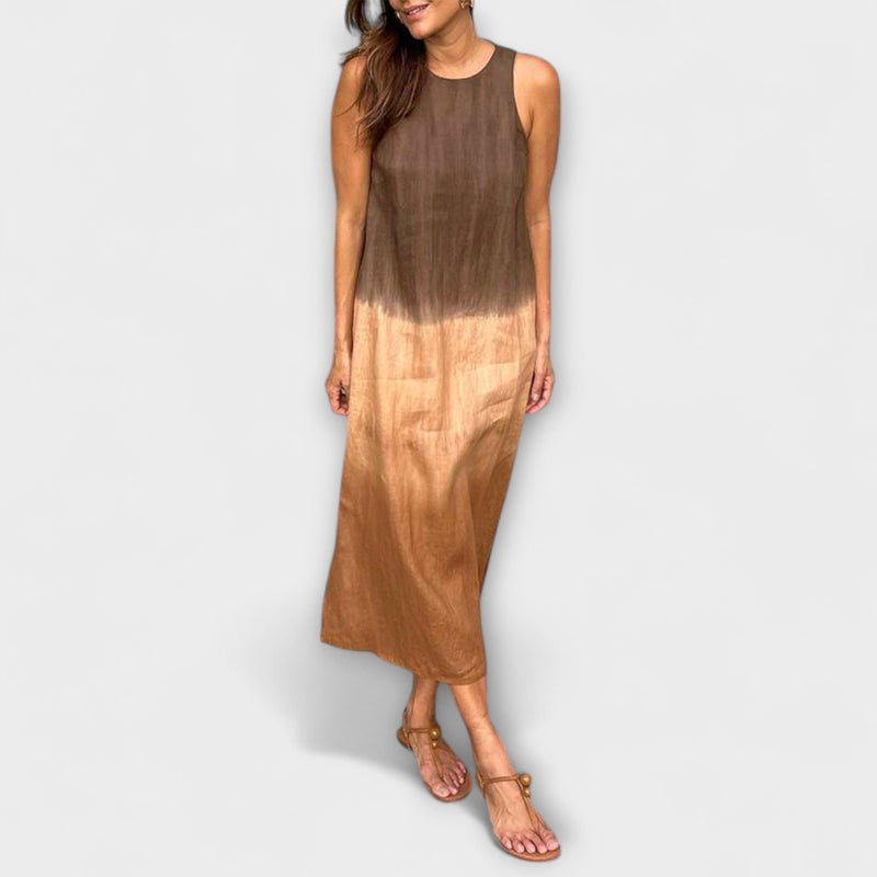 Edda - Vestido Elegante de Impresión