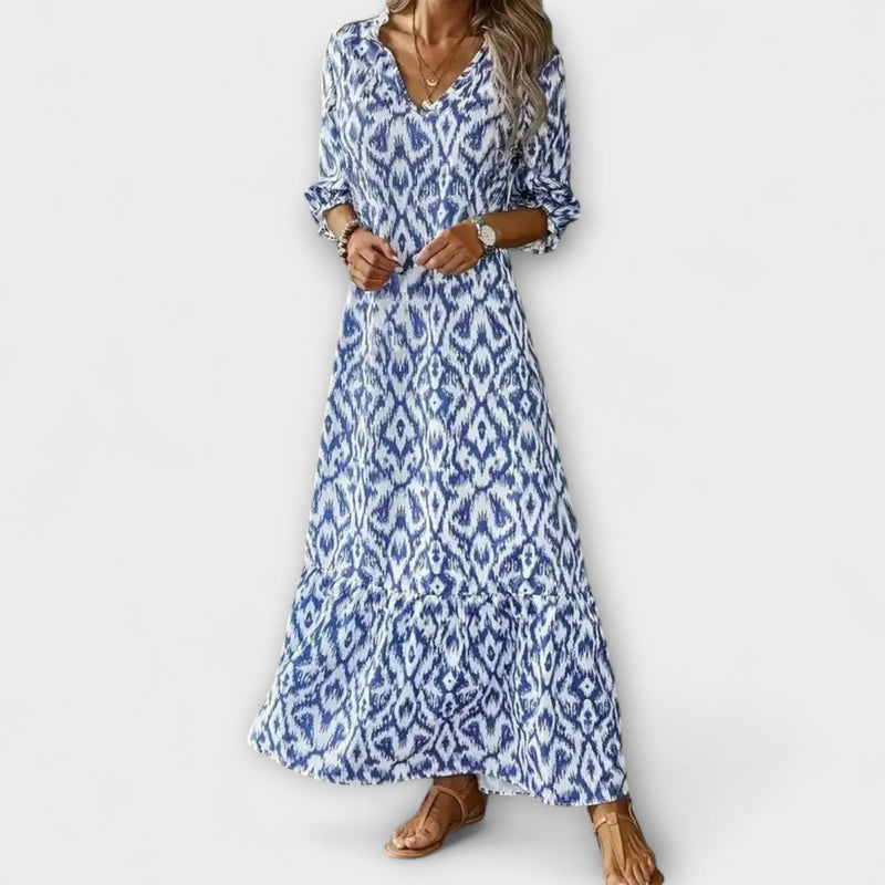 Elegante vestido maxi para damas