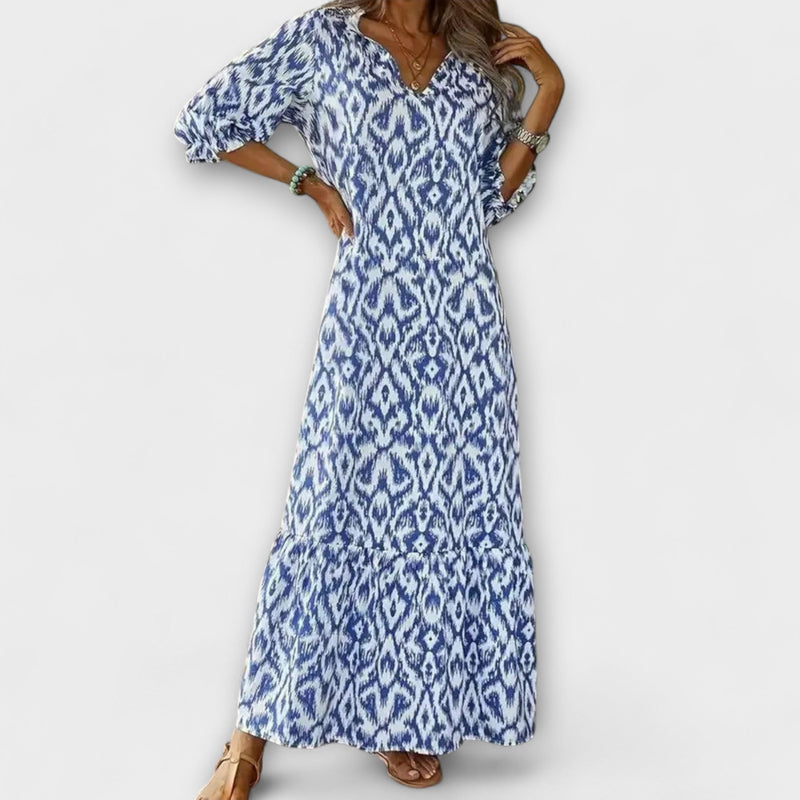 Elegante vestido maxi para damas