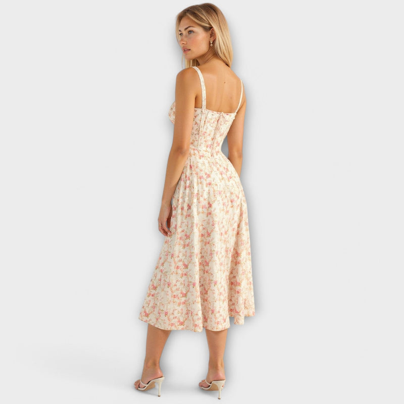 Kiana - Vestido Midi con Corsé
