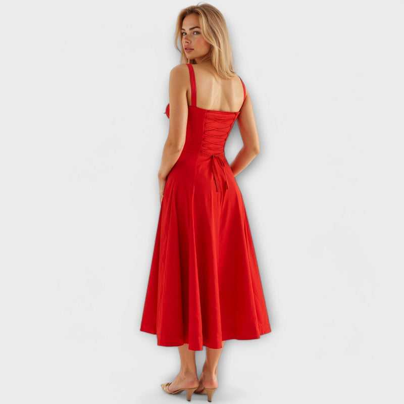 Kiana - Vestido Midi con Corsé