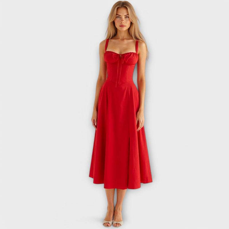 Kiana - Vestido Midi con Corsé