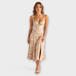 Kiana - Vestido Midi con Corsé
