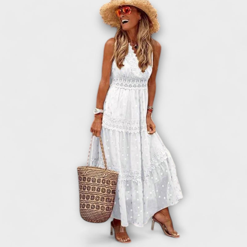 Lola - Maxivestido con encaje Boho