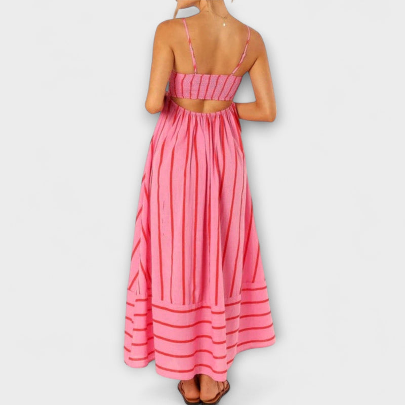 Svea - Maxi vestido en Bare Bloom