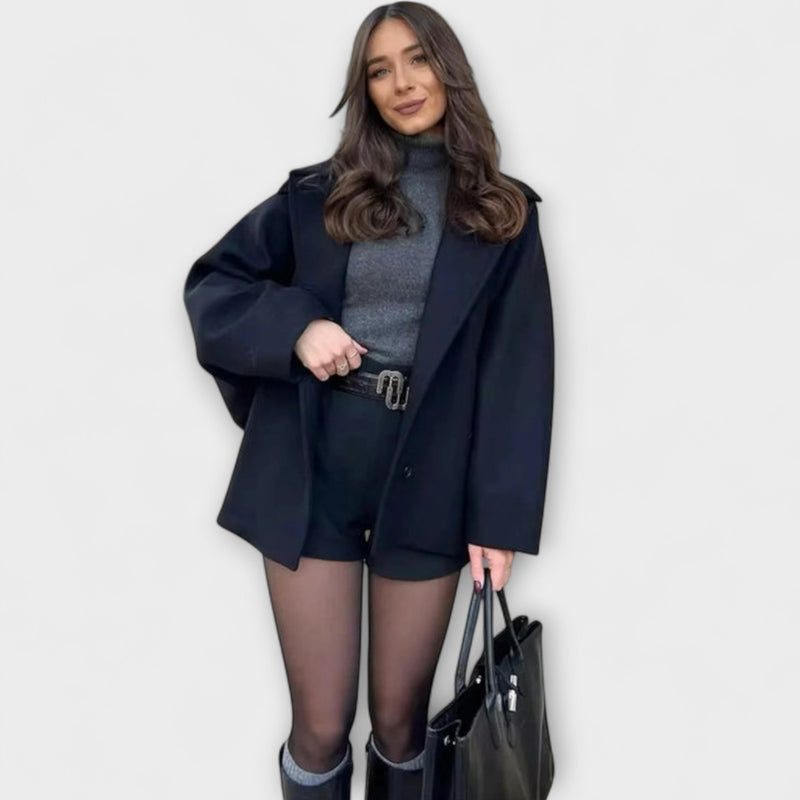 Polonia - Abrigo elegante de cuero