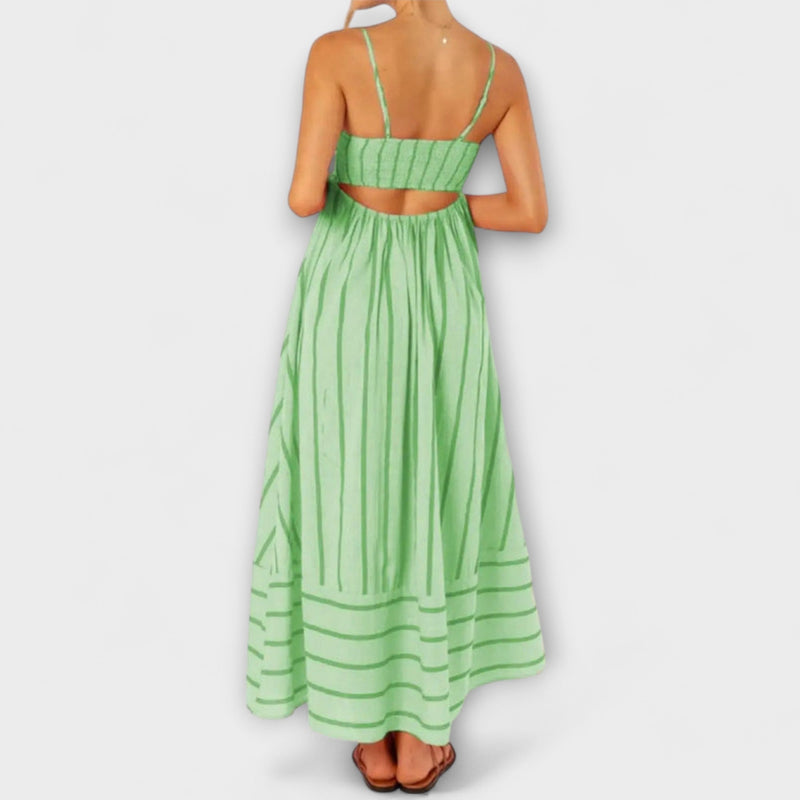 Svea - Maxi vestido en Bare Bloom